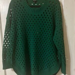 Torrid Chenille Pullover Sweater in Sage green Torrid Size 1